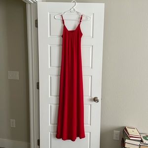 EXPRESS RED MAXI DRESS (XS)